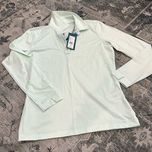 NWT vineyard vines green long sleeve polo